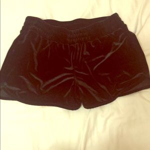 Black velvet shorts from target and new!!! :)